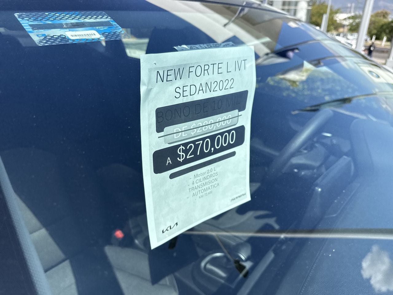 2022 Kia Forte 2.0 L At