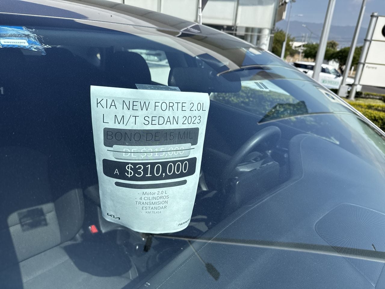 2023 Kia Forte 2.0 L Sedan At